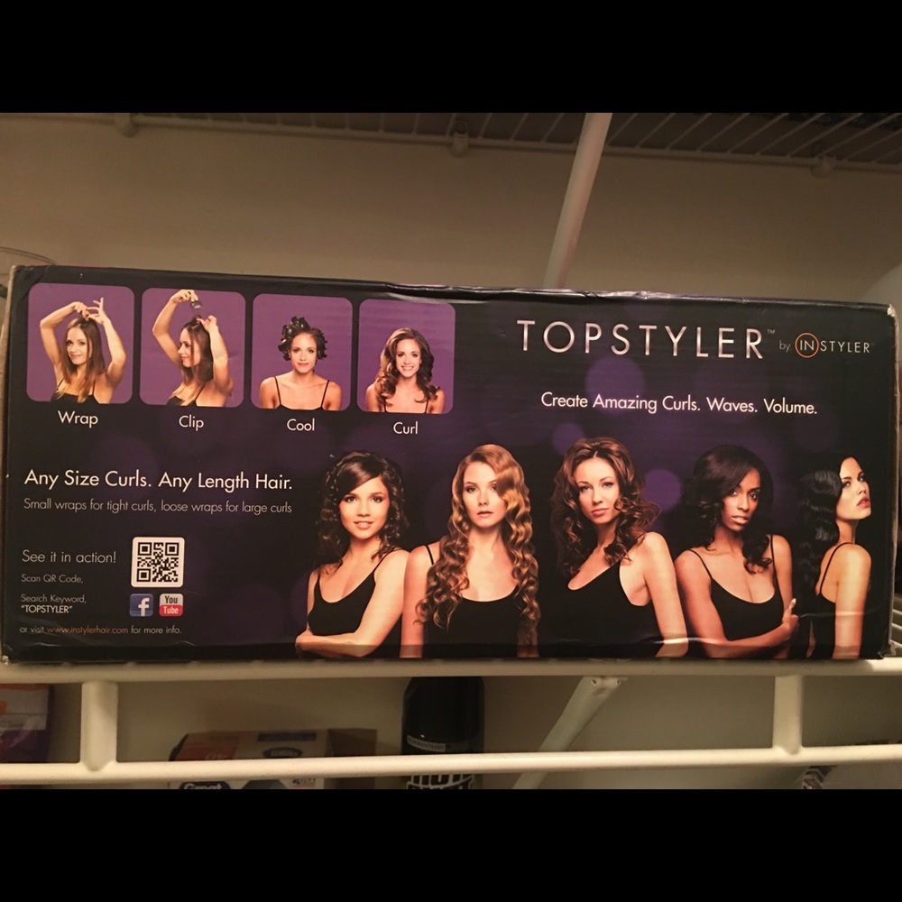 Top styler hair curler